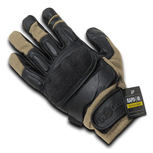 Kevlar Tactical Glove, Khaki - Rapid Dominance Corporation