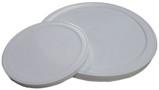 Plastic Lid for #10 Can - 6-Inch Durable Seal