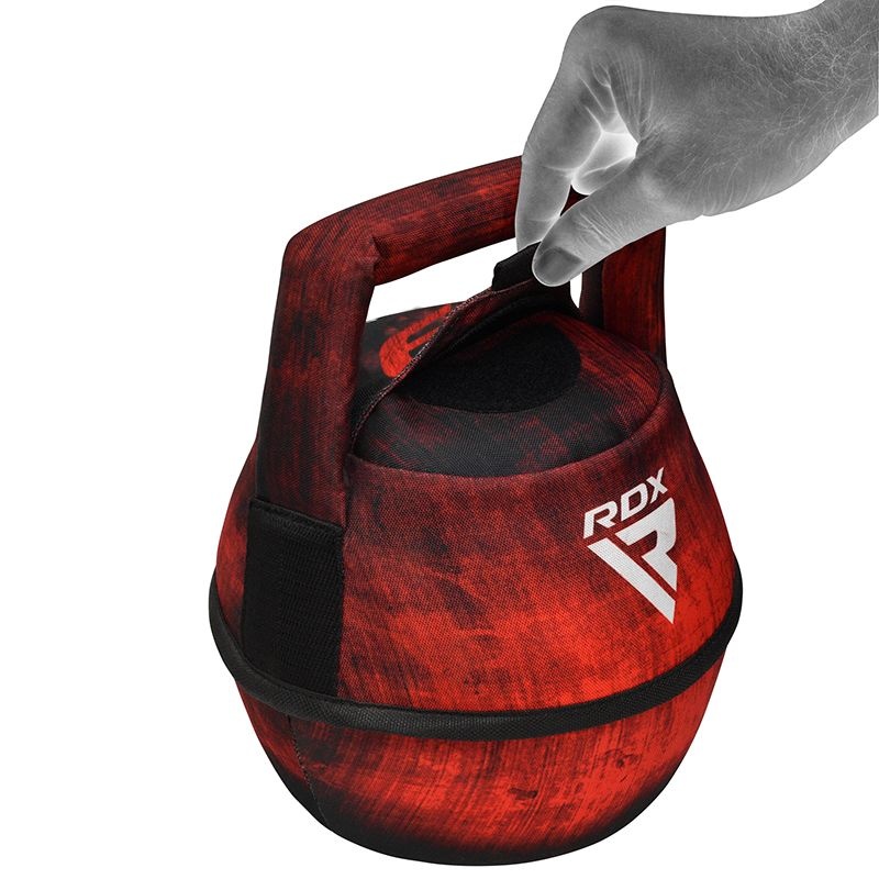 Rdx F1 Red / Black Sand Filled Kettlebell 4-10Kg