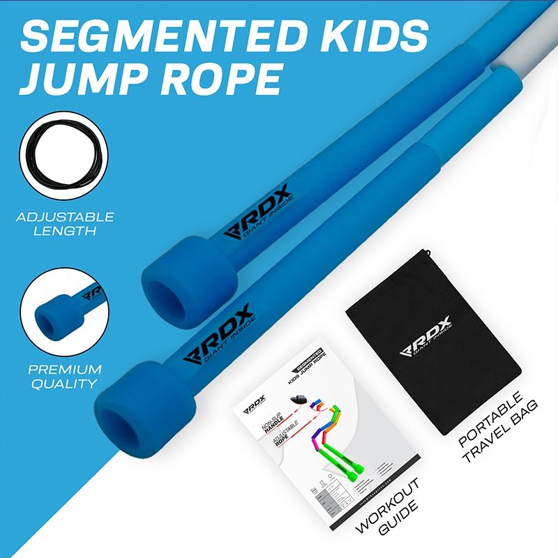 Rdx Bd Braided Nylon Tangle-Free 10Ft Kids Jump Rope