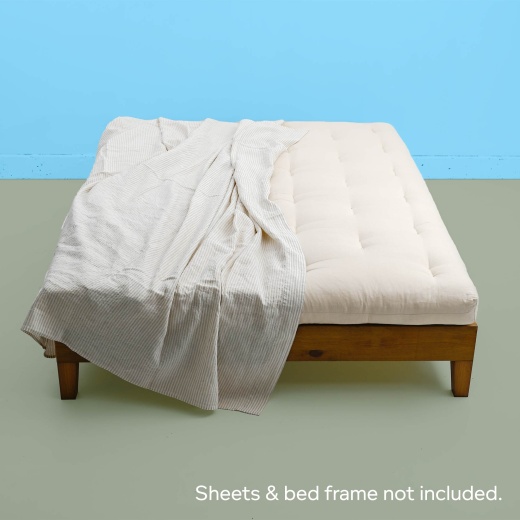 Dreamscape Vegan Medium Firm Organic Cotton Mattress With Natural Latex Core (No Wool) (Handmade In Usa) Eastern King (76X80) / 8 Inch Mattress