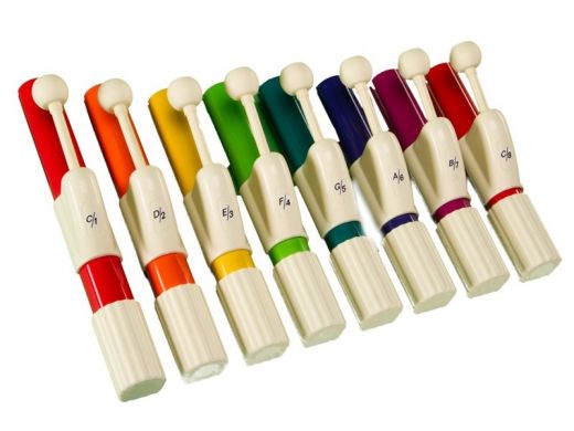 Chroma-Notes 8-Note C Major Diatonic Student Hand Chimes Set