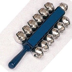 Rhythm Band Handle Sleigh Bells, 13 Bells