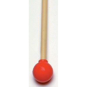Rhythm Band Mallets (Pr.) - Med Rubber, Long ABS Handle