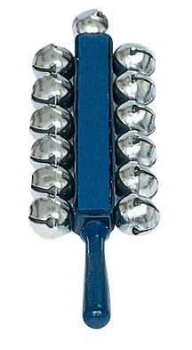 Rhythm Band Handle Sleigh Bells, 13 Bells