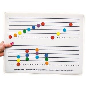 Little Ringers 18" Color Felt Staff - A Fun and Interactive Music Learning Tool for Kids