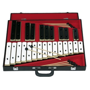 Rhythm Band Plastic Chamber 25-Note Resonator Bell Set