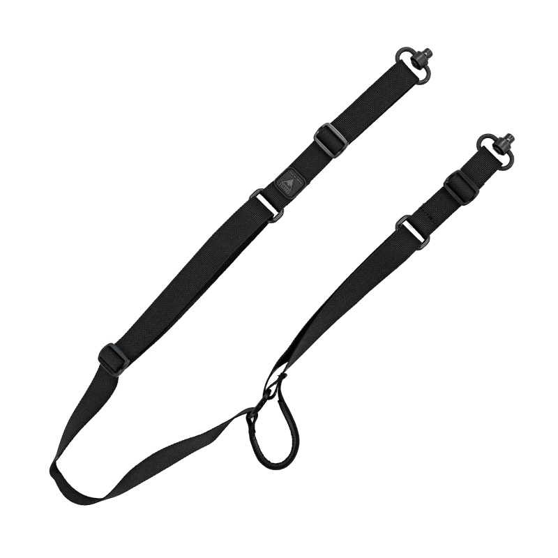 Grovtec, Sabre 2 Point Sling, Matte Finish, Black, Includes Push Button Swivels