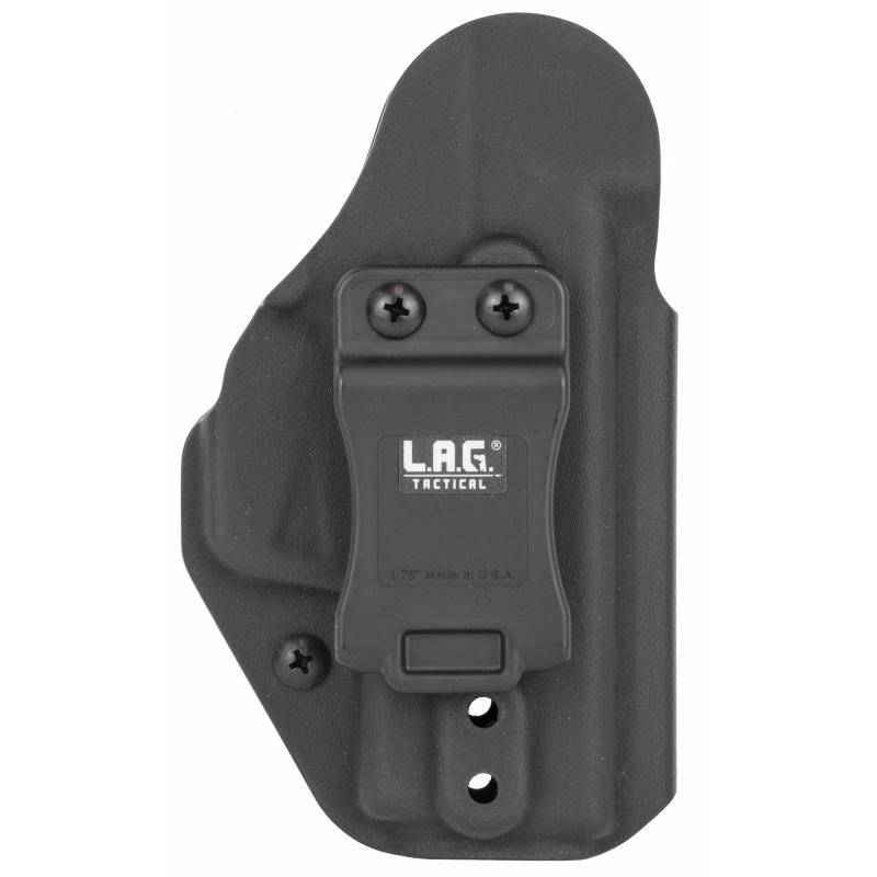 L.A.G. Tactical, Inc., Liberator Mk Ii, Holster, Ambidextrous, Fits Springfield Xds 9/45 W/3.3" Barrel, Kydex, Black Finish