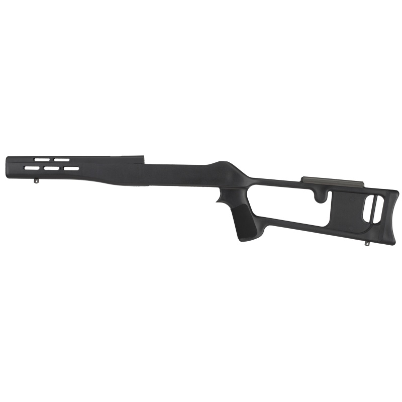 Ati Outdoors, Stock, Fits Ruger 10/22, Glass Filled Nylon, Thumbhole Stock, Black