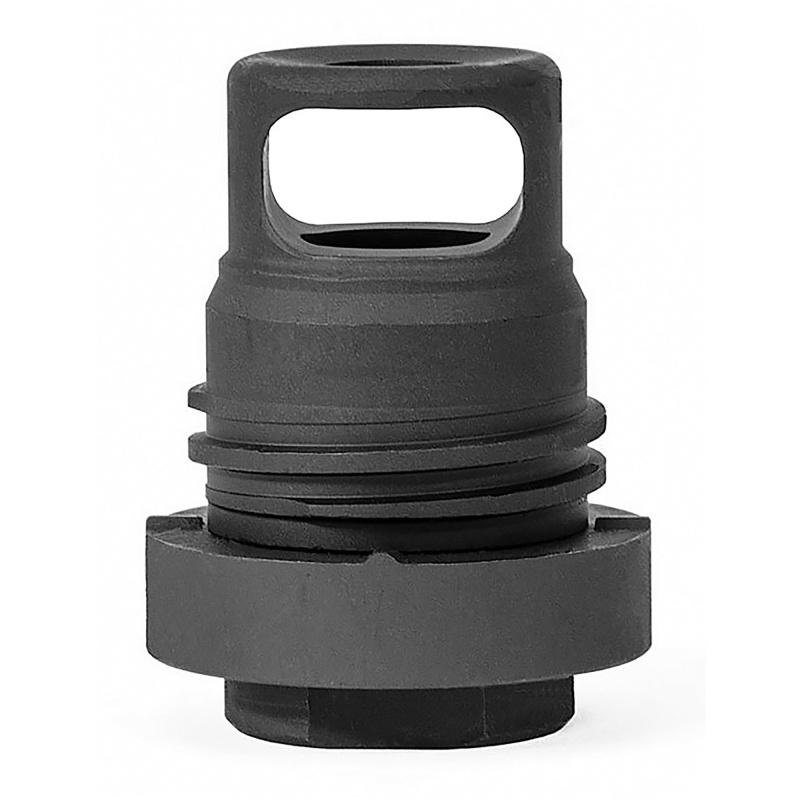 Yankee Hill Machine Co, Mini Qd Muzzle Brake, 9Mm, 1/2X28, Black, Includes Shim Kit