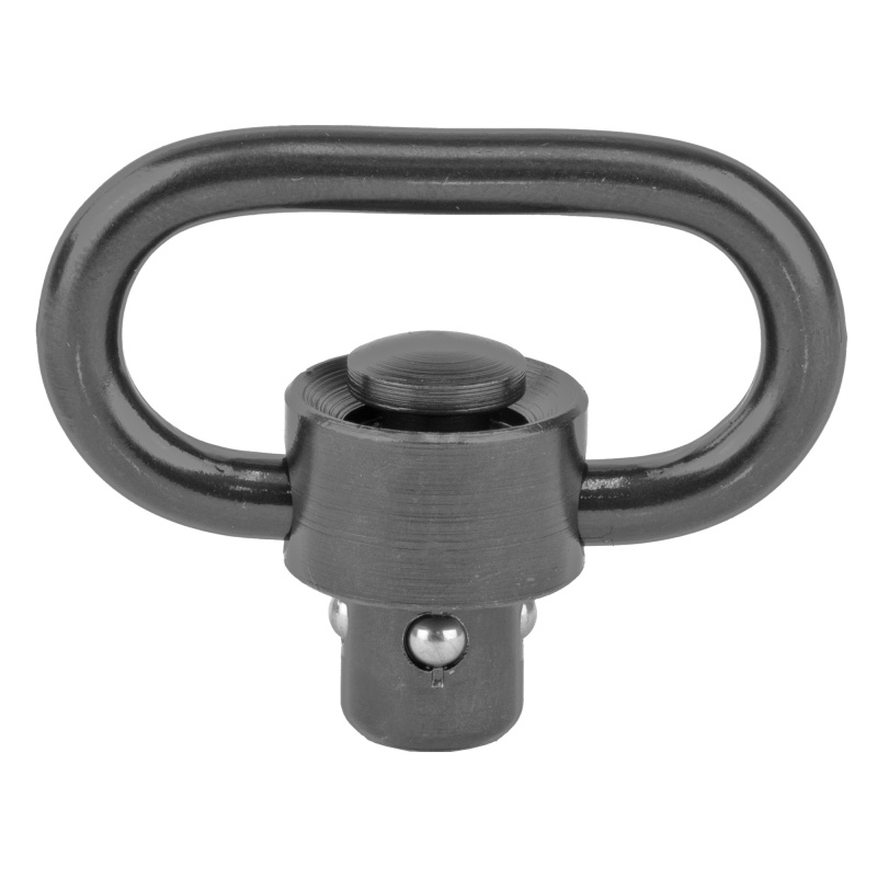 Grovtec, Heavy Duty Push Button 1.25" Swivel, Black Nitride, Single