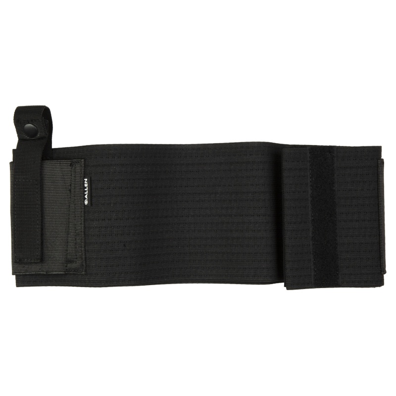 Allen Company, Hideout, Belly Band Holster, Fits 32" To 46" Waist, Compatible With Most Concealed Carry Handguns, Elastic And Nylon Construction, Snap Closure, Matte Finish, Black, Ambidextrous
