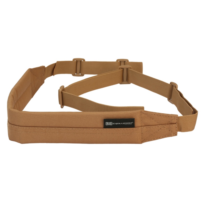 Evolution Outdoor, 2-Point Sling, Nylon Webbing, Foam Padded, Adjustable, Coyote