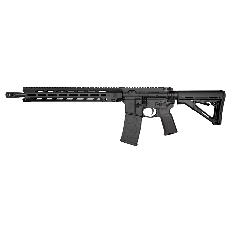 Diamondback Firearms, Db15, Semi-Automatic Rifle, Ar, 223 Remington/5.56 Nato, 16" Barrel, Db Obsidian Muzzle Brake, Mid-Length Gas System, Anodized Finish, Black, 15" Mlok V4 S Rail, Warhammer Charging Handle, Magpul Ctr Stock, Magpul Moe K2 Grip, 30 Rounds, 1 Magazine