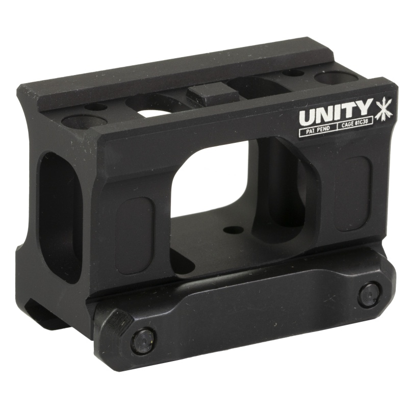 Unity Tactical, Fast Micro, Red Dot Mount, 2.26" Optical Height, Compatible With Compm5s, Compm5b, Duty Rds Footprints, Anodized Finish, Black