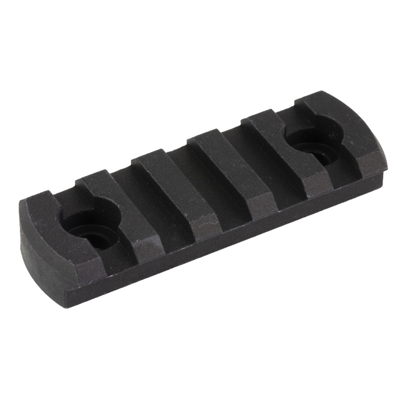 Cmc Triggers, M-Lok Picatinny Rail, 5 Slot, Fits M-Lok Rail, 2.5" Long, Anodized Finish, Black
