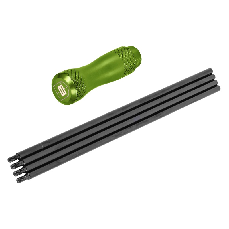 Breakthrough Clean Technologies, Premium Cleaning Rod, For Use With Handguns, Rifles, And Shotguns, 4 Piece Rod Set, Aluminum Handle