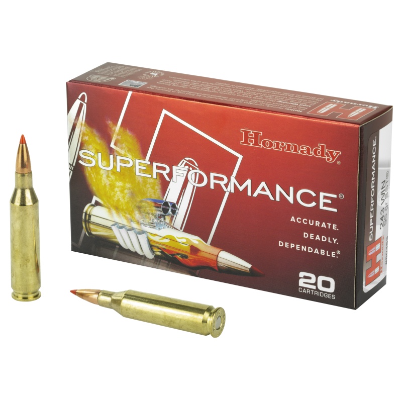 Hornady, Superformance, 243Win, 95 Grain, Sst, 20 Round Box