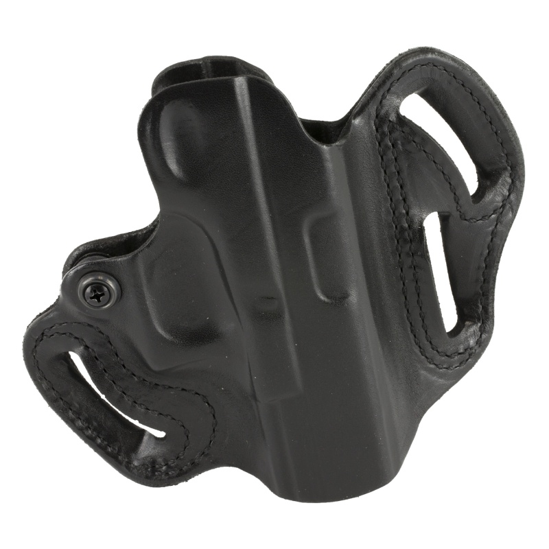 Desantis Gunhide, Speed Scabbard Belt Holster, Fits Glock 19/19X/23/36/45, Right Hand, Black Leather