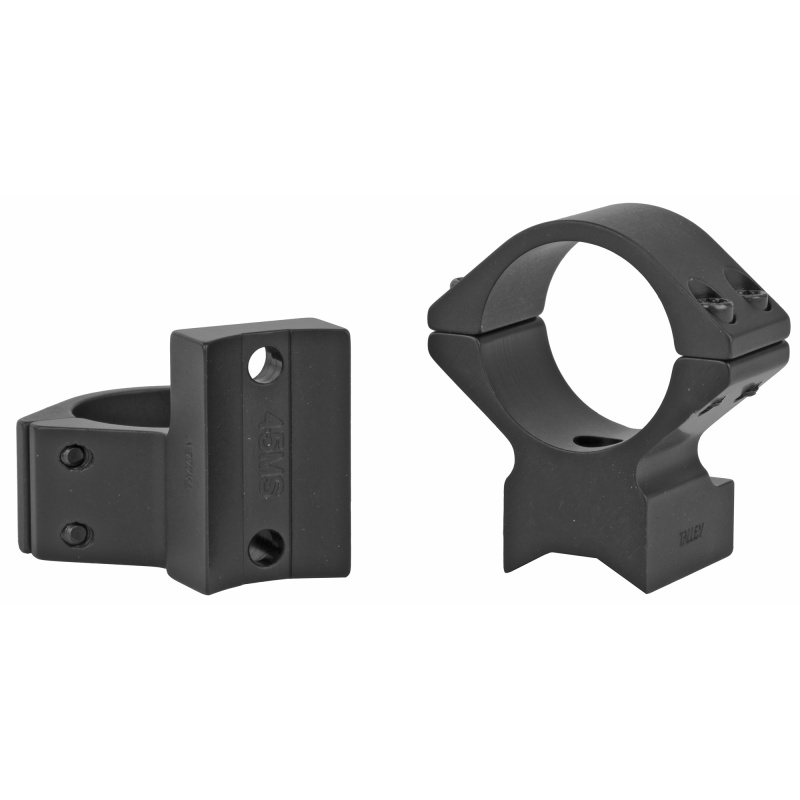 Talley Manufacturing, Light Weight Ring/Base Combo, 1" Med, Black Finish, Alloy, Fits Kimber Model 84M Current Production (8-40)