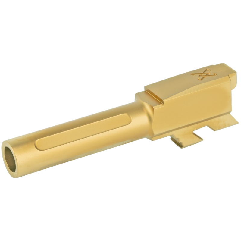 True Precision, Barrel, 9Mm, Gold Titanium Nitride, Fits Glock 43/43x
