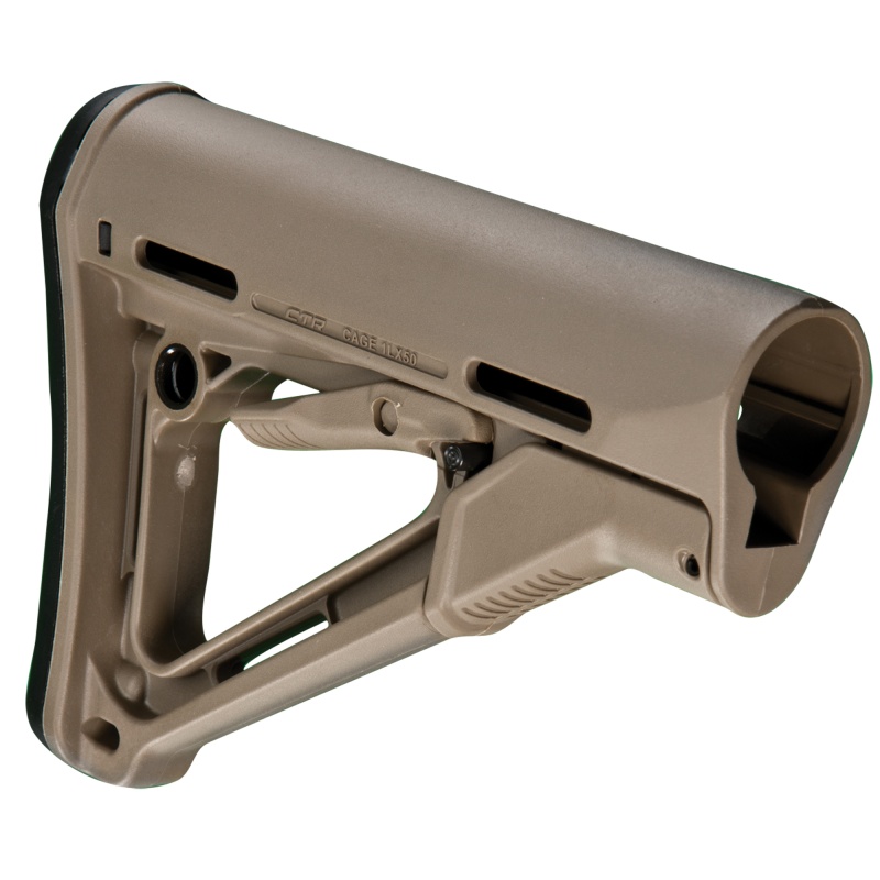 Magpul Industries, Ctr Stock, Fits Ar-15, Adjustable, Flat Dark Earth