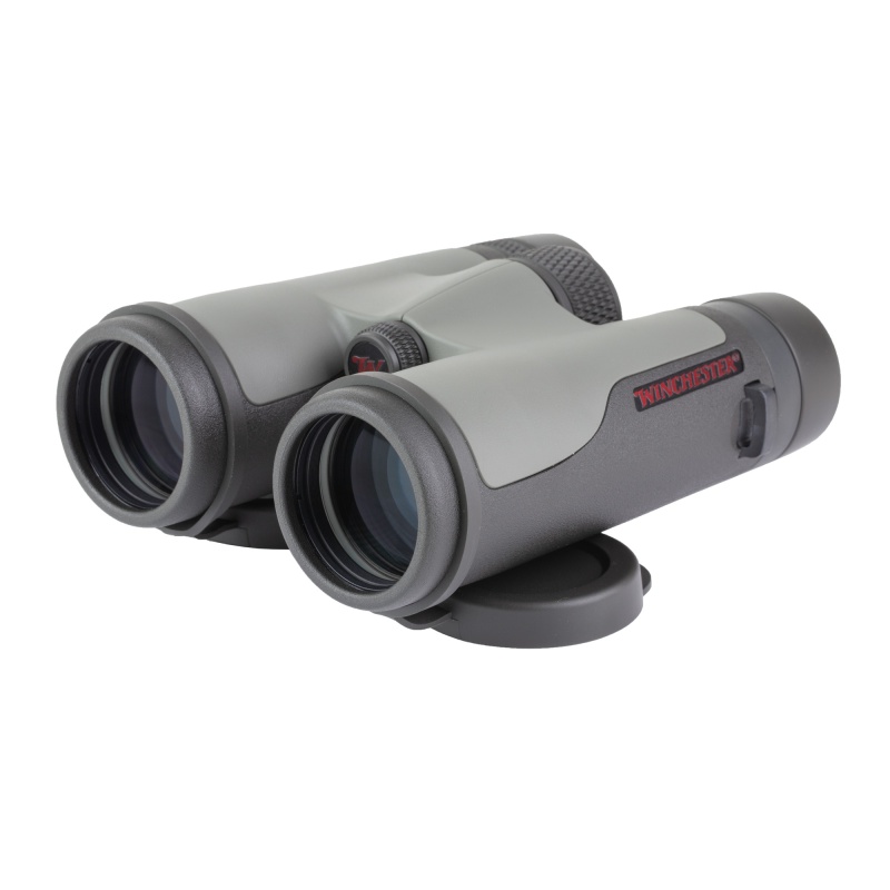 Winchester Supreme Optics, Supreme Binocular, 8X Magnification, 42Mm Objective, Matte Finish, Black And Gray, Includes Lens Covers, Cleaning Cloth, Chest Harness, And Padded Case