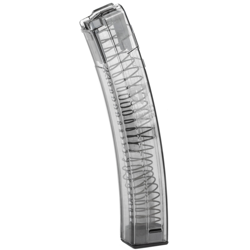 Elite Tactical Systems Group, Elite Tactical Systems Group, Magazine, 9Mm, 30 Rounds, Fits H&K Mp5, Polymer, Clear