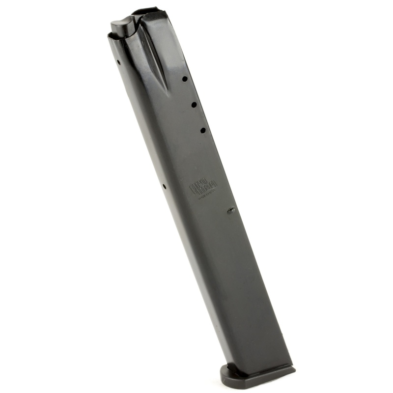 Promag Industries, Magazine, 9Mm, 32 Rounds, Fits Cz75, Steel, Blued Finish