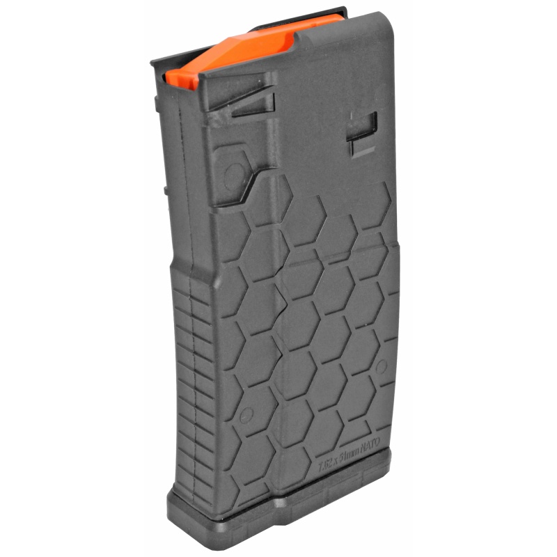 Hexmag, Magazine, 308 Winchester/7.62 Nato, 10 Rounds, Fits Dpms/Sr25/Larue Obr, Polymer, Black