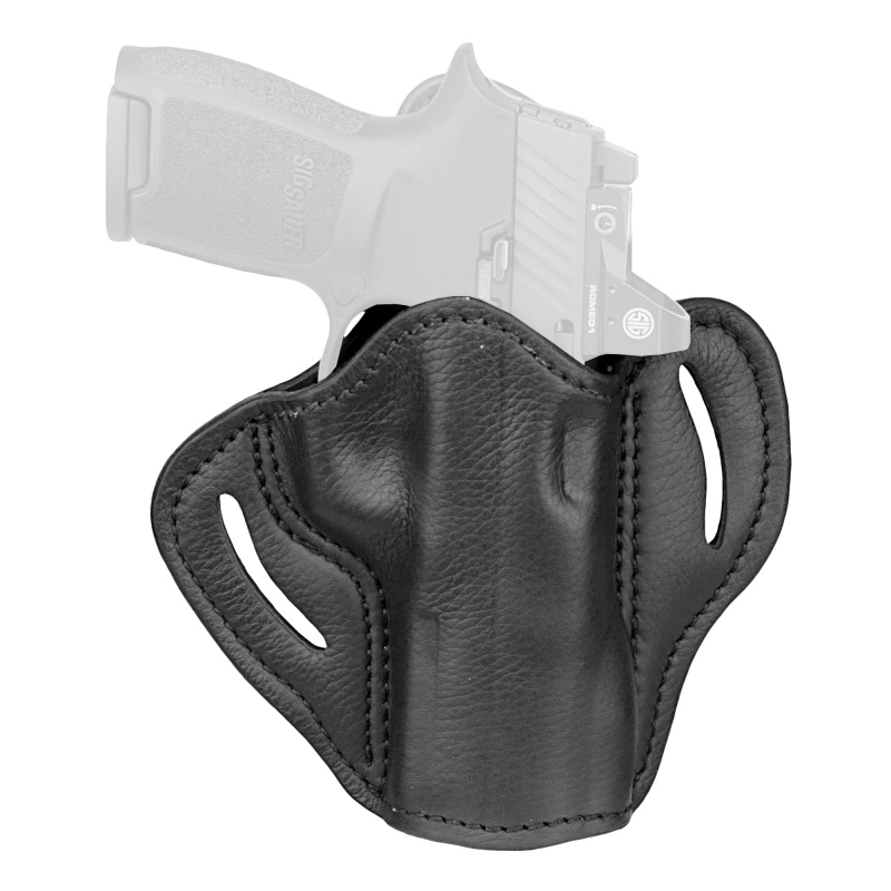 1791 Gunleather, Ultra Custom Light Bearing, Owb Belt Holster, Fits Multiple Full Size And Extended Semi-Auto Pistols With Light, Matte Finish, Nightsky Black Leather, Right Hand