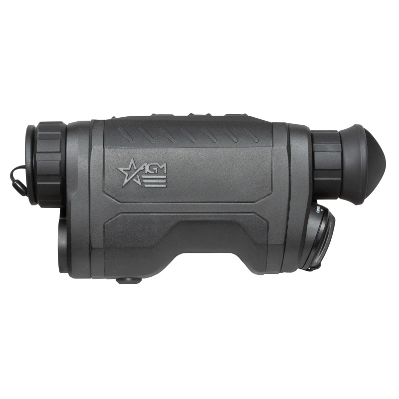 Agm Global Vision, Reachir 25-384, Thermal Imaging Monocular, 2.5-20X Magnification, 25Mm Lens, Laser Range Finder, Matte Finish, Black
