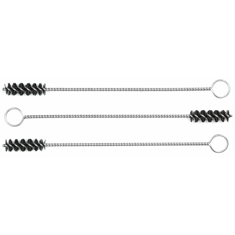 Birchwood Casey, Looped Handle 9" Nylon Pistol Brushes, Fits 38/357/9Mm, 3 Pack