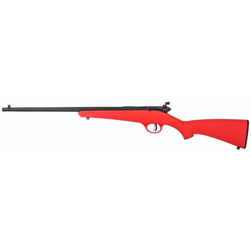 Savage Arms, Rascal, Bolt Action, 22Lr, 16.125" Barrel, Blued Finish, Red Polymer Stock, Accutrigger, Adjustable Sights, Single Shot, Right Hand