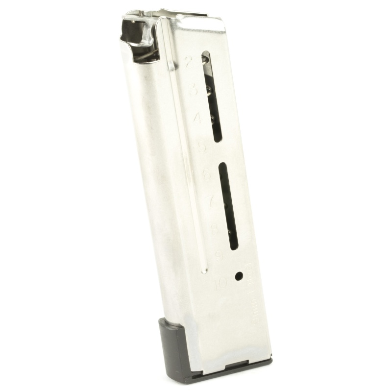 Wilson Combat, Magazine, Elite Tactical Magazine, 9Mm, 10 Rounds, Fits 1911 Compact, Stainless