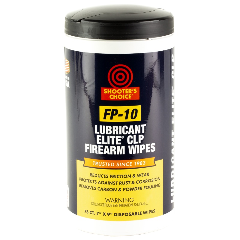 Shooter's Choice, Shooters Choice, Fp-10 Lubricant Elite Clp Wipes, 75 Count