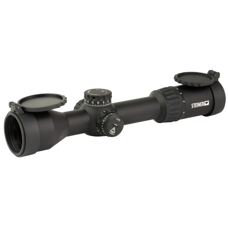 Steiner, H6xi, Rifle Scope, 2-12X Magnification, 42Mm Objective, Mhr-Moa Reticle, 30Mm Main Tube, Matte Finish, Black