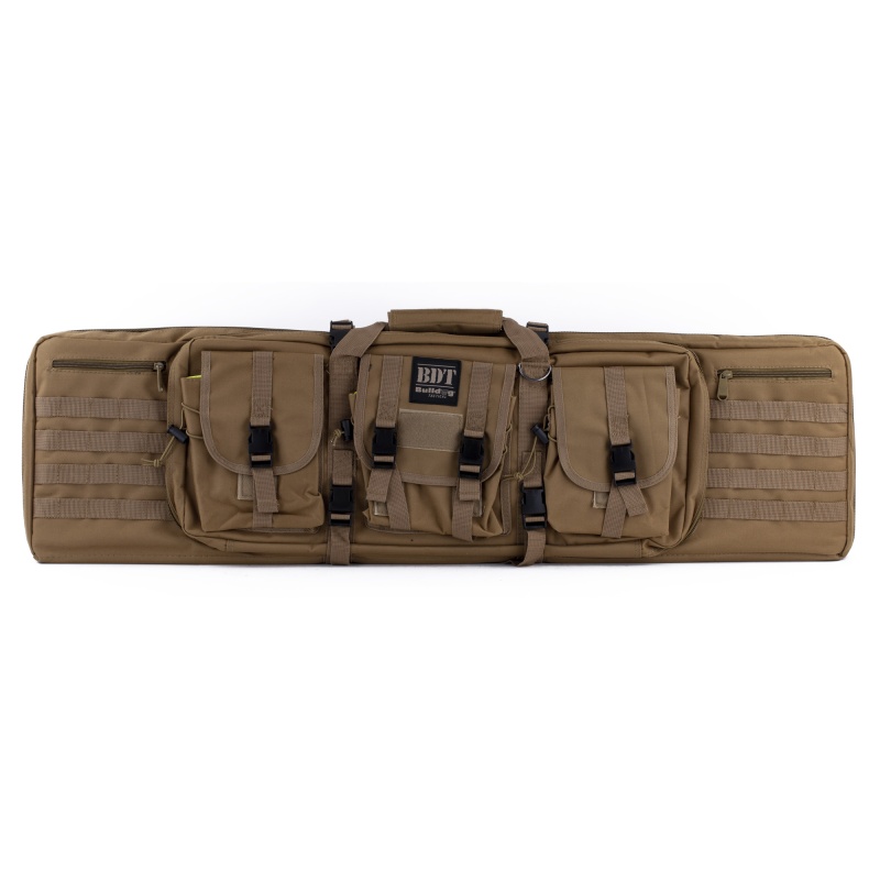 Bulldog Cases, Tactical, Double Rifle Case, Tan, Nylon, 43"
