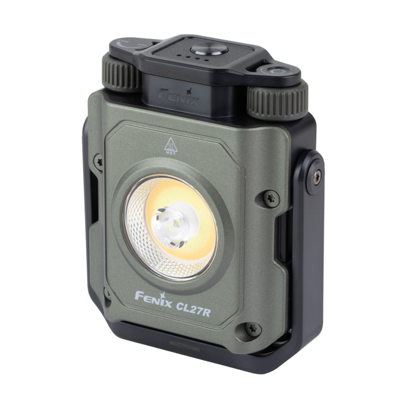 Fenix, Cl27r, Lantern, White/Red Led, 1,600 Lumens, Matte Finish, Green, Includes Arb-L21-5000 V2 And Usb Type-C Charging Cable