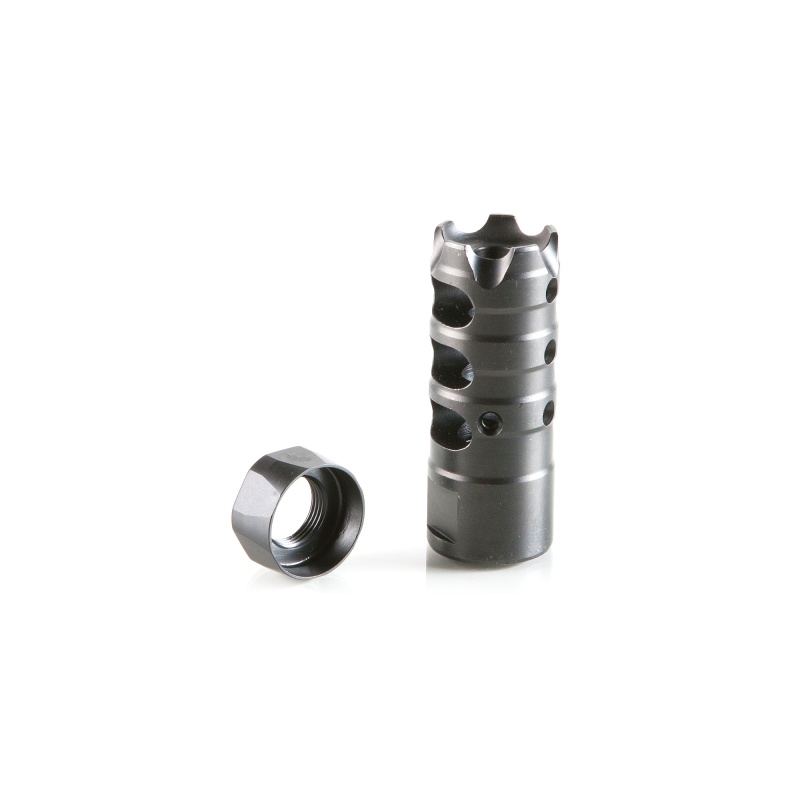 Patriot Ordnance Factory, Patriot Ordnance Factory, 308 Triple Port Muzzle Brake, 5/8X24, Black Finish