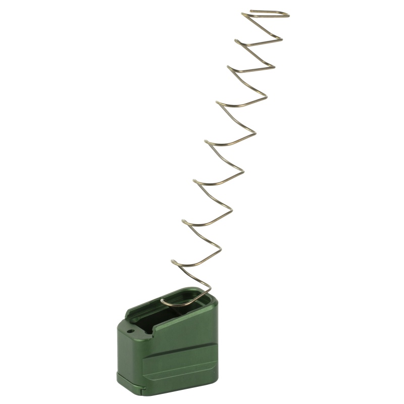 Shield Arms, +5/+4 Magazine Extension, Aluminum, Anodized Finish, Operational Detachment Alpha Green, Fits Glock 19/23
