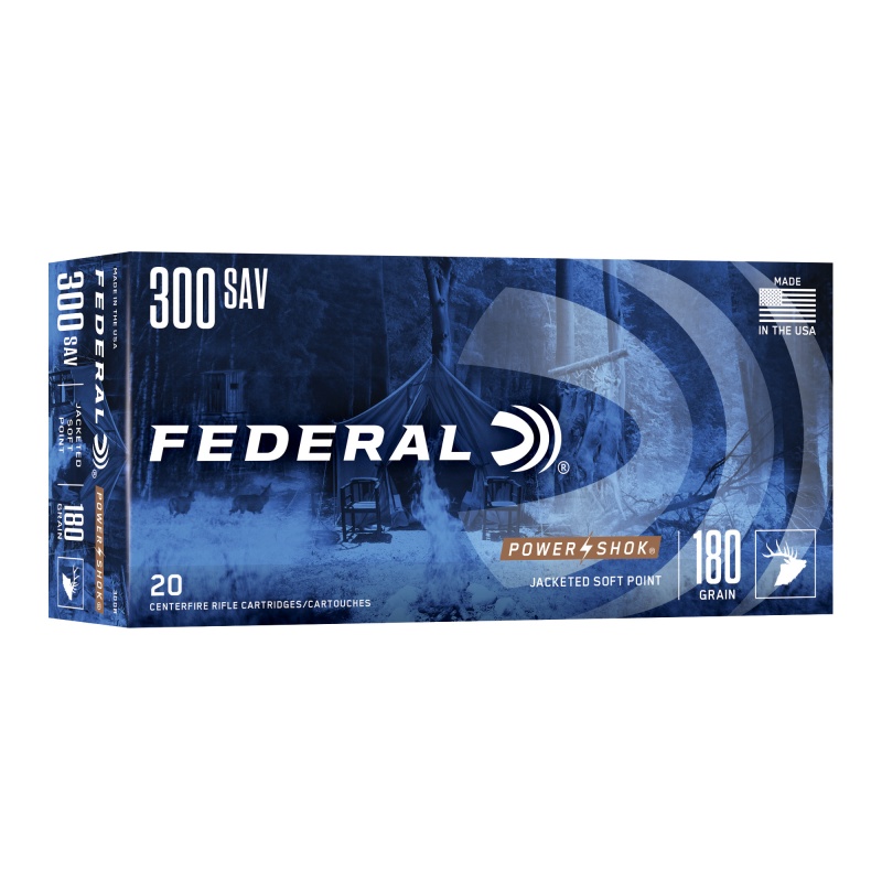 Federal PowerShok 300 Savage 180 Grain Soft Point