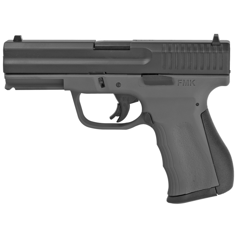 Fmk Firearms, 9C1g2, Striker Fired, Semi-Automatic, Polymer Framed Pistol, 9Mm, 4" Barrel, Black Slide, Dark Grey Polymer Frame, 14 Rounds, 1 Magazine