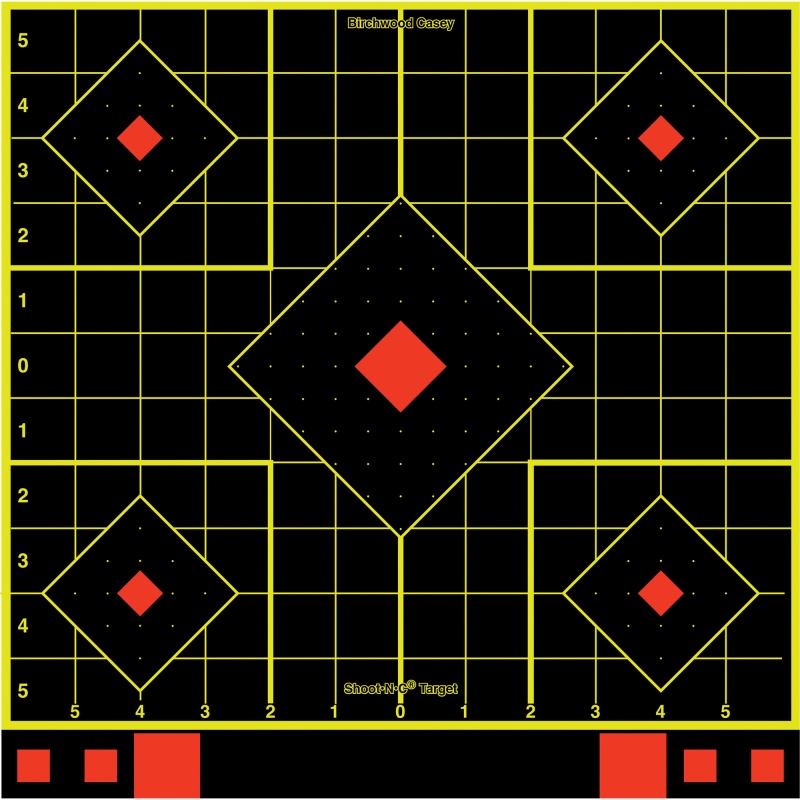 Birchwood Casey, Shoot-N-C, Sight-In Target, 12", 12 Targets