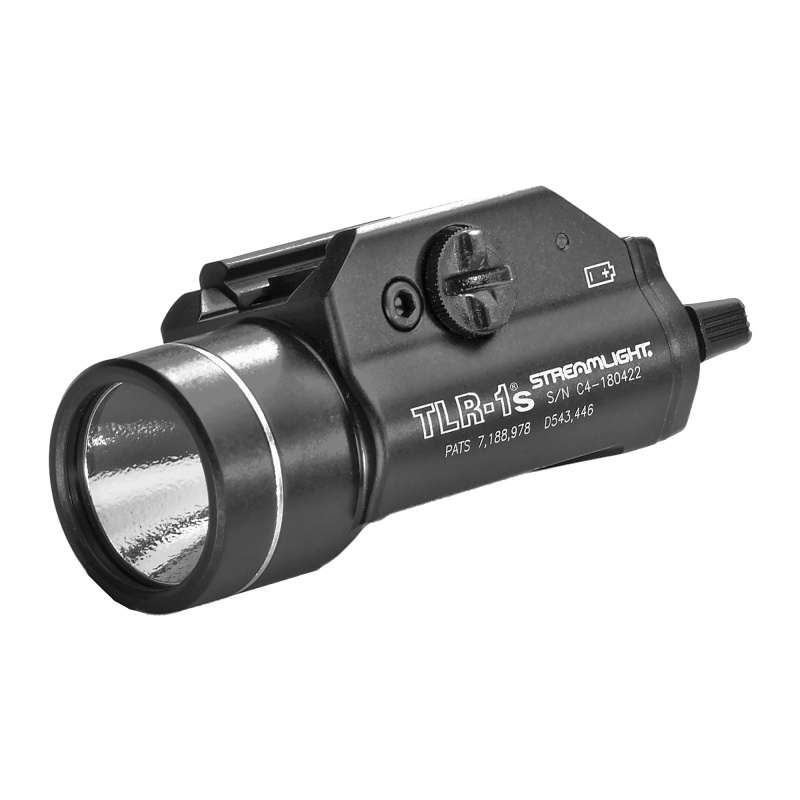 Streamlight, Tlr-1S, Tactical Light, C4 Led, 300 Lumens With Strobe, Batteries Included, Black