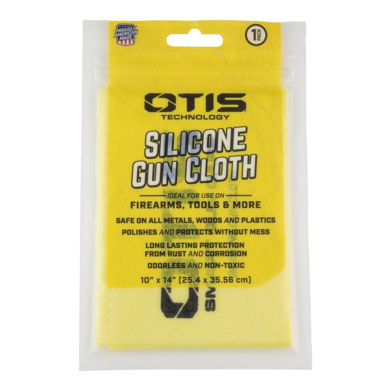 Otis Technology, Silicone Cloth, Yellow, Includes Resealable Bag