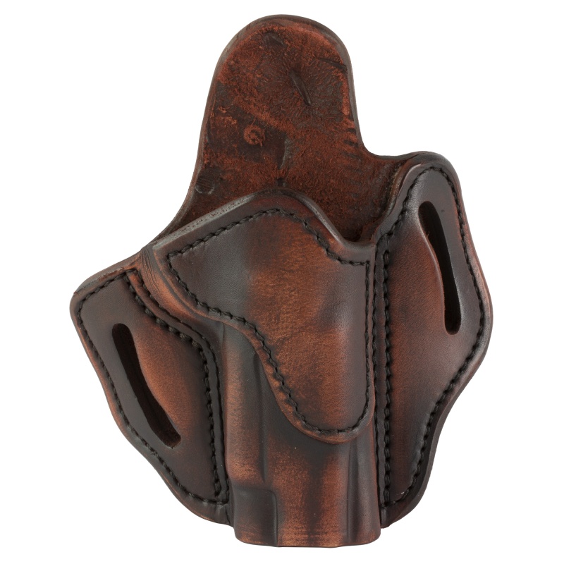 1791 Gunleather, Bh1 Optic Ready, Owb Belt Holster, Fits Optic Ready Commander Size 1911, Matte Finish, Vintage Leather, Right Hand