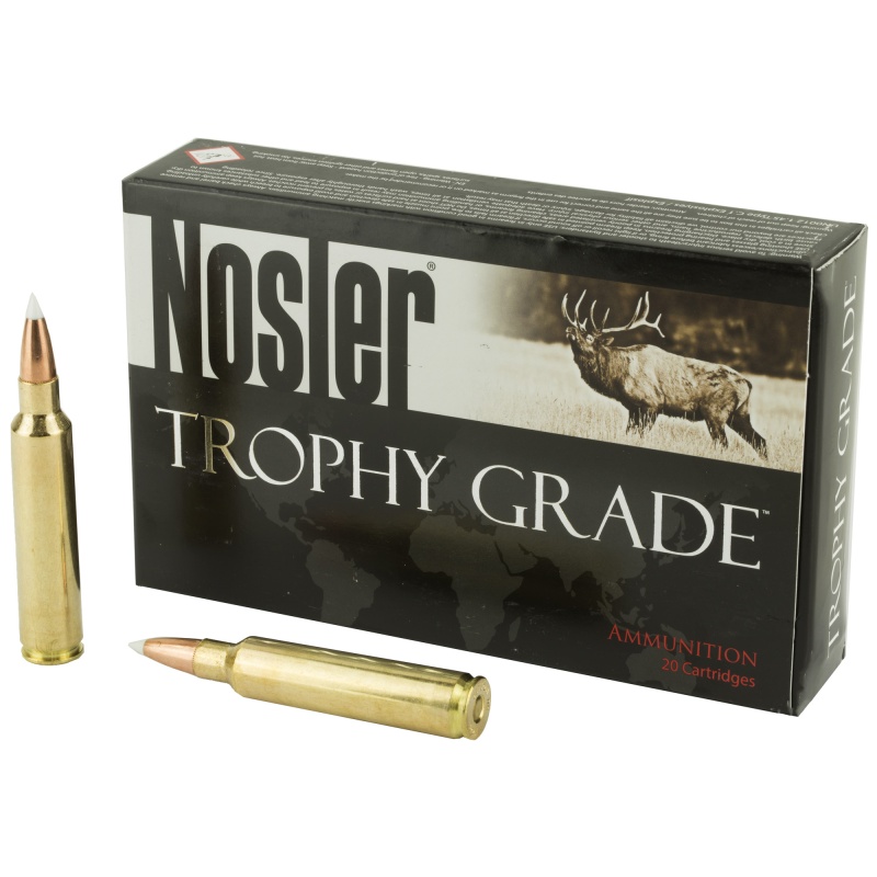 Nosler, Trophy Ammunition, 30 180 Grain, Accubond, 20 Round Box
