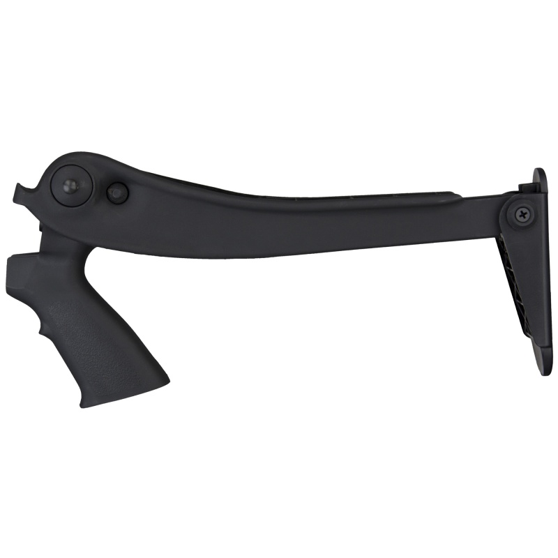 Ati Outdoors, Stock, Fits Mossberg/Winchester/Remington, 12 & 20 Gauge, Top Folder, Black